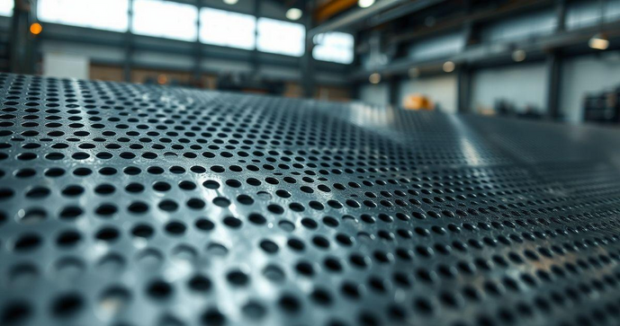 Chapa perfurada em aço carbono: Vantagens e aplicações no mercado